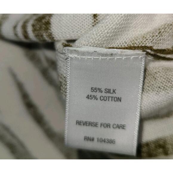 Garnet Hill‎ Oversized Silk Blend Women's Sweater Size Medium Preppy Relaxed - Picture 12 of 13